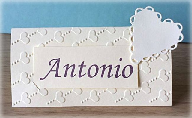 Segnaposto Matrimonio a tema Cuore