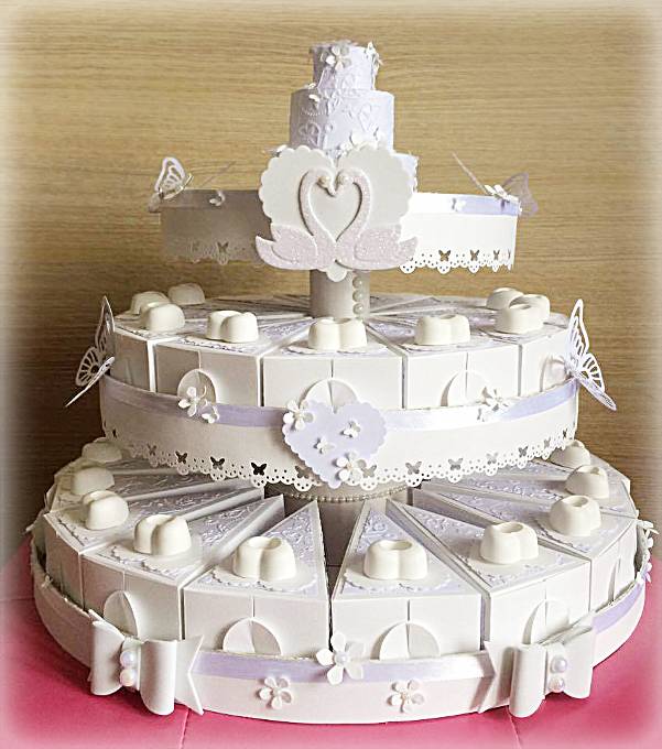torta di bomboniere da matrimonio